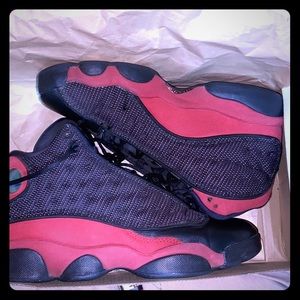 Jordan 13’s red and black